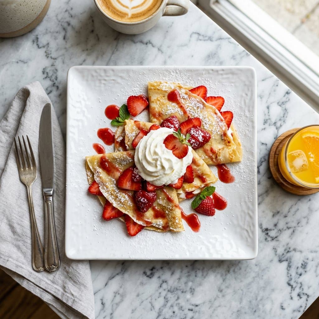 Berry crepe