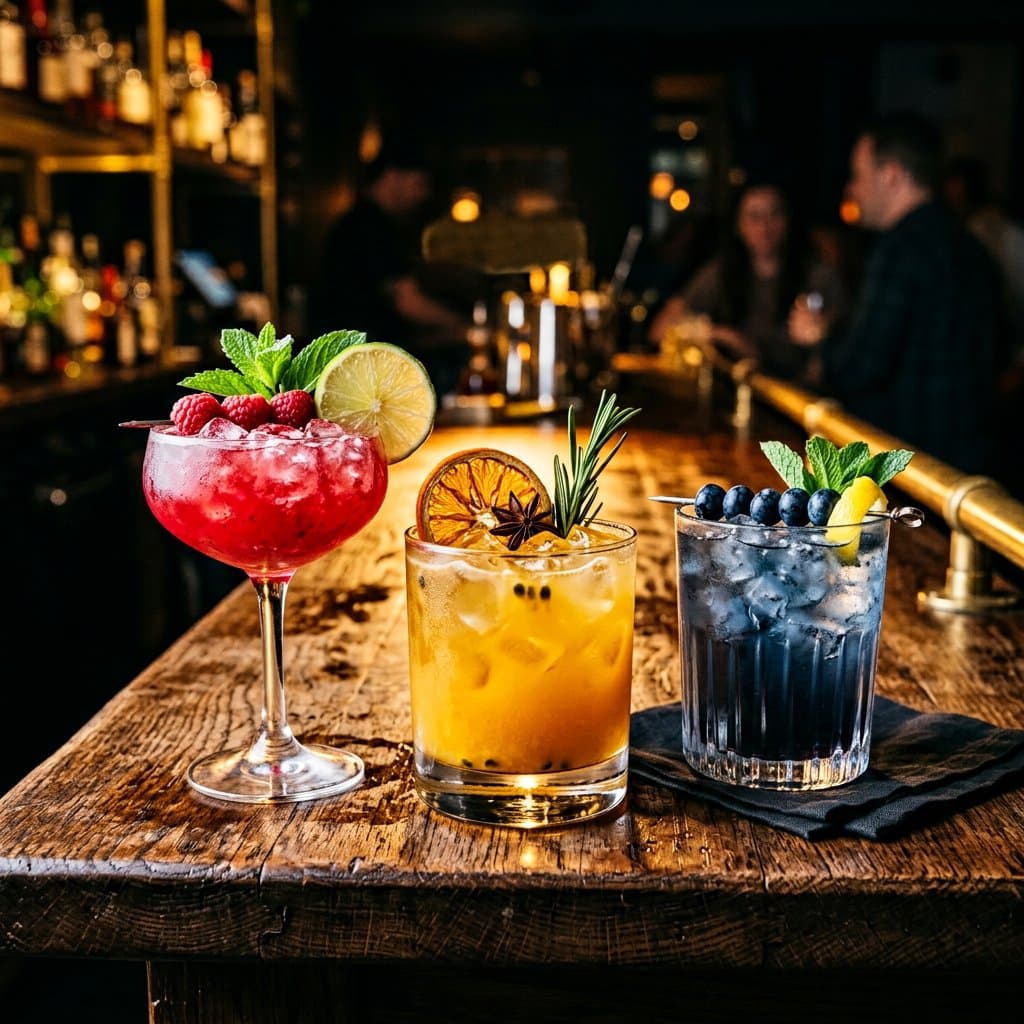 Cold bar drinks